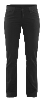 Blåkläder Dames chino 2-weg stretch 71651830 | Zwart | Maat 42 - 7330509774373