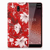 Hoesje maken Nokia 1 Plus Watercolor Flowers - thumbnail