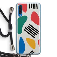 Illustratieve pop 1: Samsung Galaxy A50 Transparant Hoesje met koord