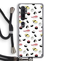 Sushi time: Xiaomi Mi Note 10 Transparant Hoesje met koord
