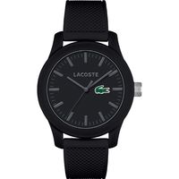 Horlogeband Lacoste 2010766 / 2010791 / 2010794 / 2010792 Rubber Zwart 21mm