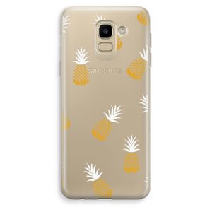 Ananasjes: Samsung Galaxy J6 (2018) Transparant Hoesje