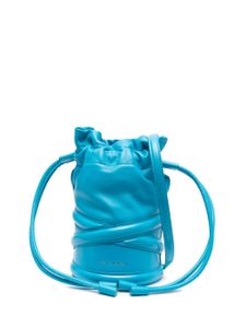 Alexander McQueen sac seau The Soft Curve - Bleu