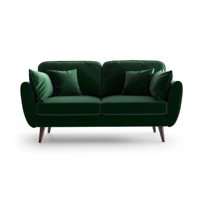Haluta - 2-zitsbank Sarah - 164x93x84 - Smaragdgroen