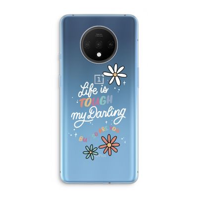 Tough Life: OnePlus 7T Transparant Hoesje