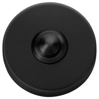 Beldrukker rond zwart