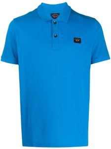 Paul & Shark polo à logo brodé - Bleu