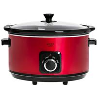 Adler AD 6413r Slow Cooker - 5.8l - Rood - thumbnail