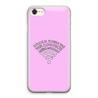 Home Is Where The Wifi Is: iPhone 8 Transparant Hoesje