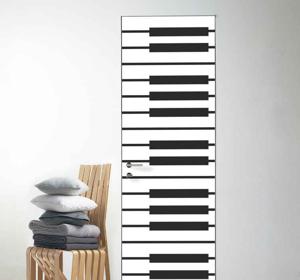 Deur sticker Pianotegels