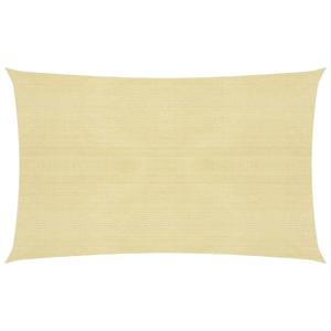 Zonnezeil 160 g/m 2x4,5 m HDPE beige