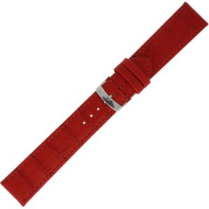 Morellato Horlogebandje Juke Alligator Rood 22mm