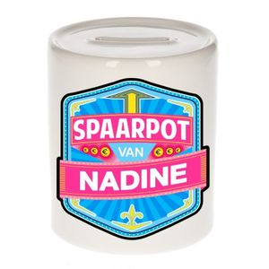 Vrolijke Nadine spaarpotten voor kinderen