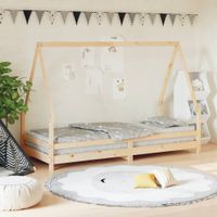 Kinderbedframe 80x200 cm massief grenenhout - thumbnail