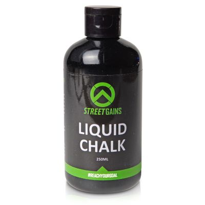 StreetGains® Liquid Chalk 250ML - Vloeibare Magnesium voor Maximale Grip en Schone Training