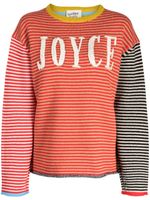 YANYAN KNITS pull à rayures - Rouge