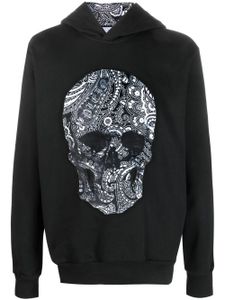 Philipp Plein hoodie à motif cachemire - Noir