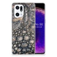 OPPO Find X5 Pro | TPU Hoesje | Krokodillenprint