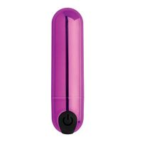 10X Vibrating Metallic Bullet - Purple