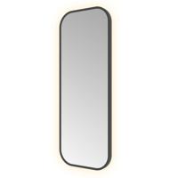 Hotbath &MORE Spiegel indirect LED color changing dimbaar met afstandbediening Geborsteld zwart PVD SSQ380MBP