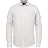 Long sleeve shirt printed cotton/l bright white - thumbnail