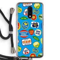 Fruitsticker: OnePlus 7 Transparant Hoesje met koord
