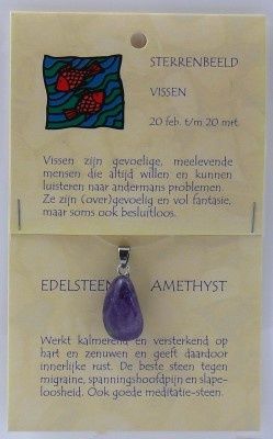 Sterrenbeeldsteen hanger vissen