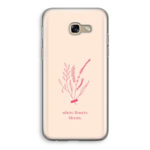 Where flowers bloom: Samsung Galaxy A5 (2017) Transparant Hoesje