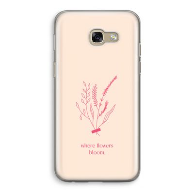 Where flowers bloom: Samsung Galaxy A5 (2017) Transparant Hoesje