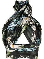 Bambah haut Gardenia à dos-nu - Noir