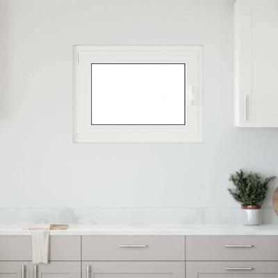 Kelderraam "RISOR" 80x70 cm draai-kiep DIN links antraciet