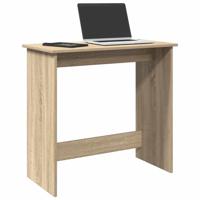 Bureau 80x40x75 cm bewerkt hout sonoma eikenkleurig Bureau 80x40x75 cm bewerkt hout sonoma eikenkleurig