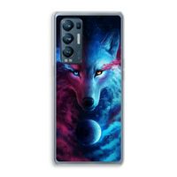 Where Light And Dark Meet: Oppo Find X3 Neo Transparant Hoesje