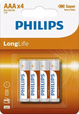 Philips Philips Longlife potlood R03 blister 4 3111005