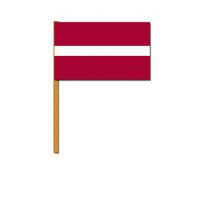 Luxe zwaaivlag Letland - thumbnail
