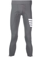 Thom Browne legging à détails rayés - Gris - thumbnail