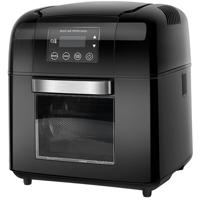 Zwarte Airfryer 9.5L - Heteluchtfriteuse met LED Touchscreen & Timer