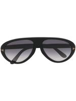 TOM FORD Eyewear lunettes de soleil Camillo-02 à monture aviateur - Noir