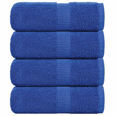 VidaXL Gastendoekjes 4 st 30x50 cm 360 g/m² 100% katoen blauw