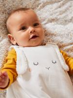 Mouwloze slaapzak in LITTLE SHEEP Oeko-Tex® ecru