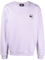 Karl Lagerfeld sweat Ikonik 2.0 à manches longues - Violet - thumbnail