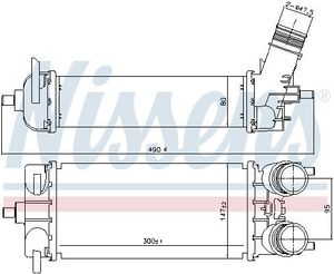 Intercooler, inlaatluchtkoeler 961509