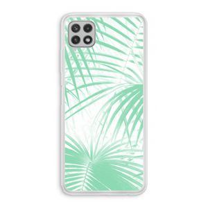 Palmbladeren: Samsung Galaxy A22 4G Transparant Hoesje