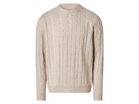 esmara Men Gebreide heren trui (Beige, XXL)