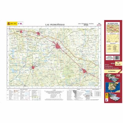 Topografische kaart 715 MT50 Las Pedroñeras | CNIG - Instituto Geográfico Nacional1