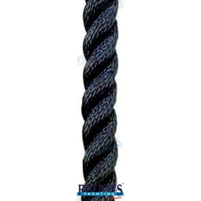 POL1210041716 - ZWART BOVENKANT POLYESTER 16MM. (85M)