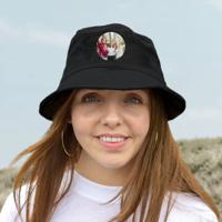 Bucket hat bedrukken - Zwart