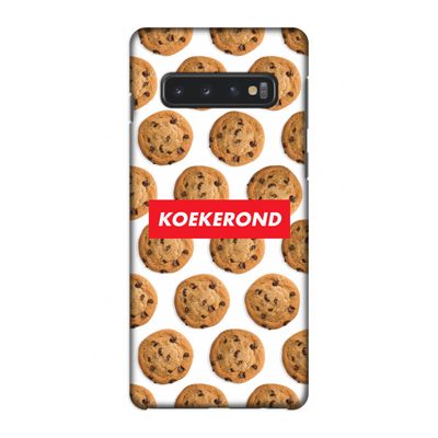 Koekerond: Samsung Galaxy S10 4G Volledig Geprint Hoesje