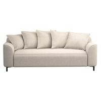 Leen Bakker - Bank Elsa 3-zits - Eden - Stof - Beige - 99x228x84 Cm