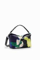 Middelgrote tas met aquarelprint - MATERIAL FINISHES - U